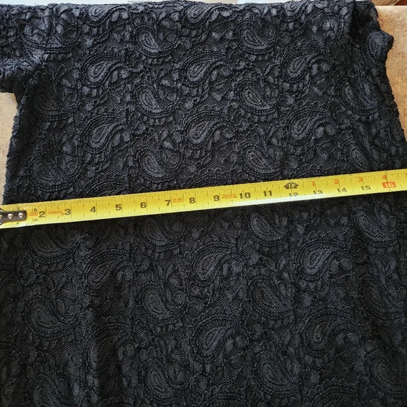 Altar'd State Black Paisley Print Lace  Dress Size Small - Picture 8 of 9